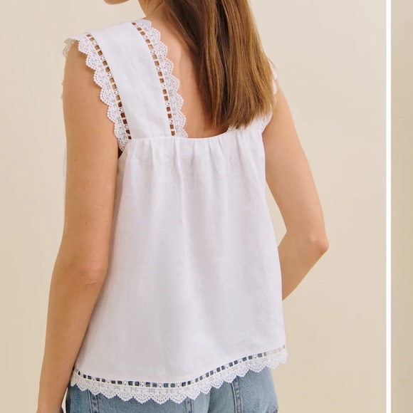 Reformation linen top NWT - Picture 4 of 7